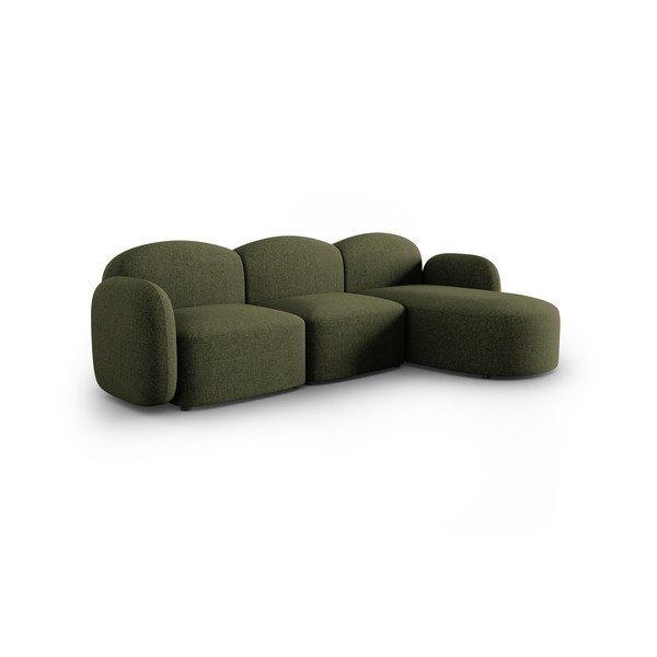 Kampinė sofa žalios spalvos (su dešiniuoju kampu) Blair – Micadoni Home-image-2