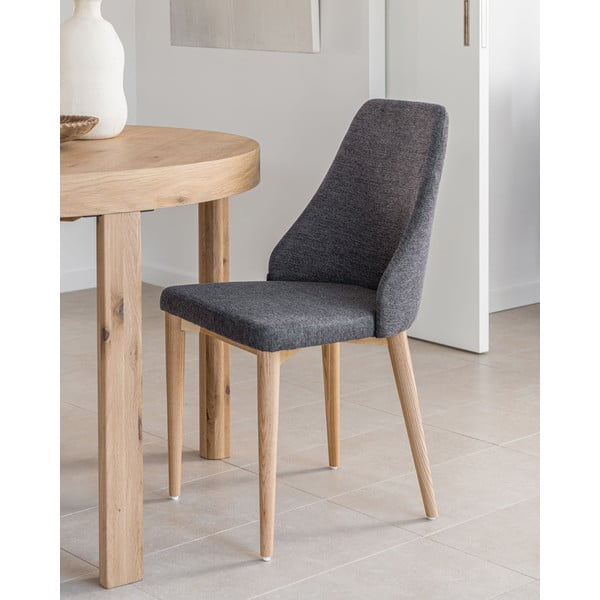 Tamsiai pilkos valgomojo kėdė Rosie - Kave Home-image-1