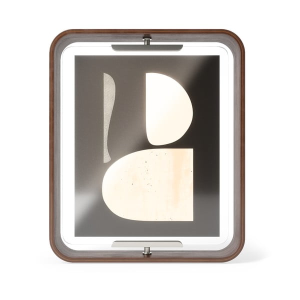 Iš medžio pastatomas rėmas tamsiai rudos spalvos 26x31,5 cm Bellwood – Umbra-image-2