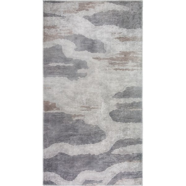 Skalbiamas kilimas pilkos spalvos 80x150 cm City Clouds – Vitaus