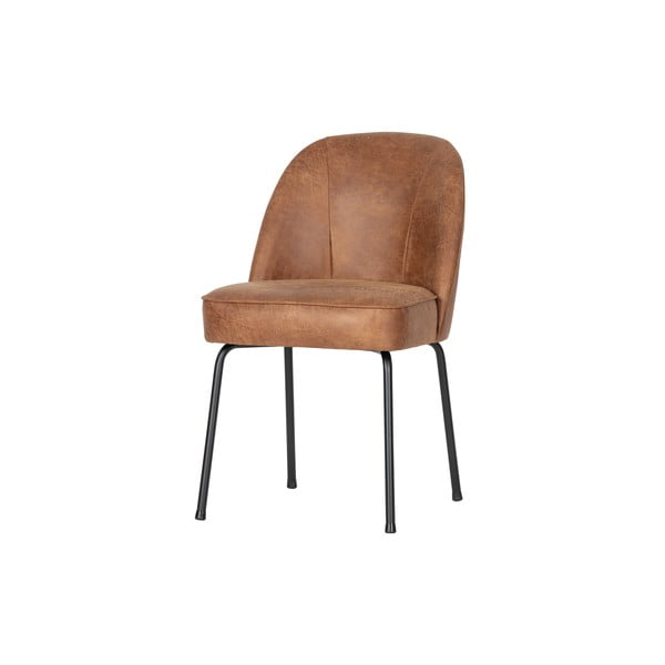 Konjako rudos spalvos iš odos valgomojo kėdės 2 vnt. Vogue – WOOOD-image-3