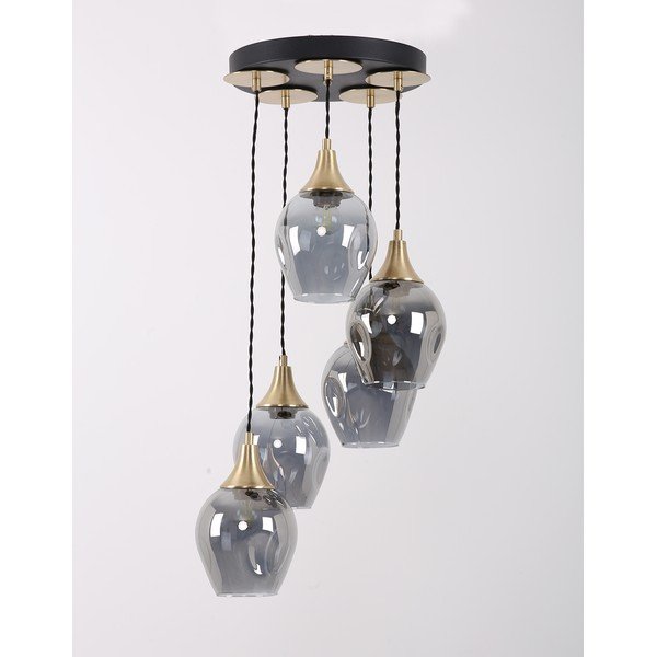 Kabantis šviestuvas ø 15 cm su stiklo gaubtu Marlo – Squid Lighting-image-2