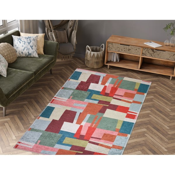 Skalbiamas kilimas 80x150 cm Blocks of Fun – Vitaus-image-1
