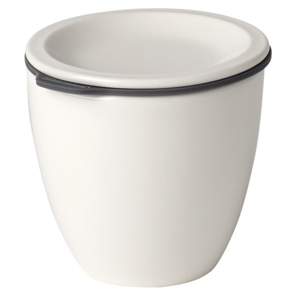 Balta porcelianinė maisto dėžutė Villeroy & Boch Like To Go, ø 7,3 cm