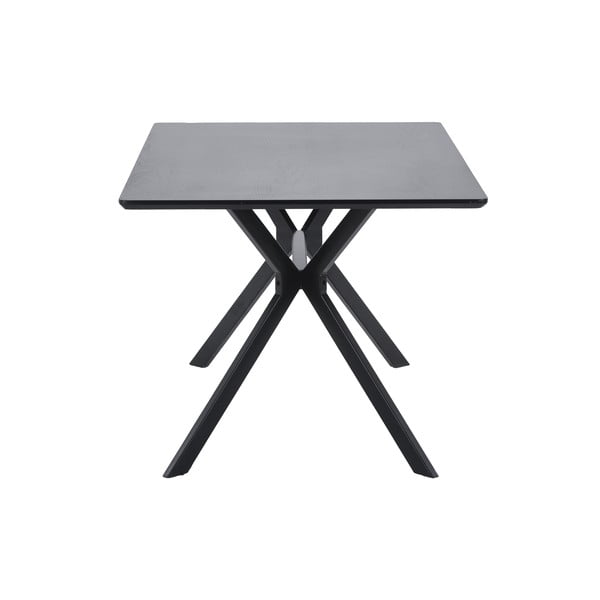 Juodas valgomojo stalas WOOOOD Bruno, 160 x 90 cm-image-3