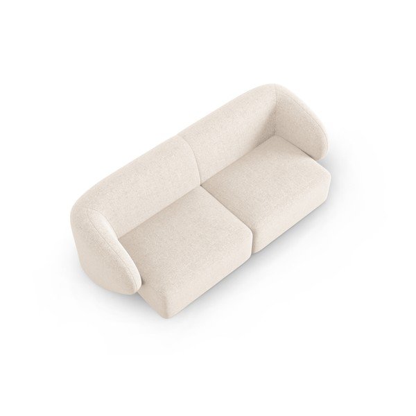 Smėlio spalvos iš šenilinio audinio sofa 188 cm Paolo – Milo Casa-image-1
