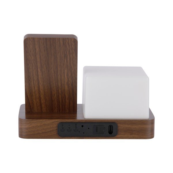 Su belaidžiu pakrovėju skaitmeninis/stalinis žadintuvas Retro LED Night Light – Karlsson-image-4