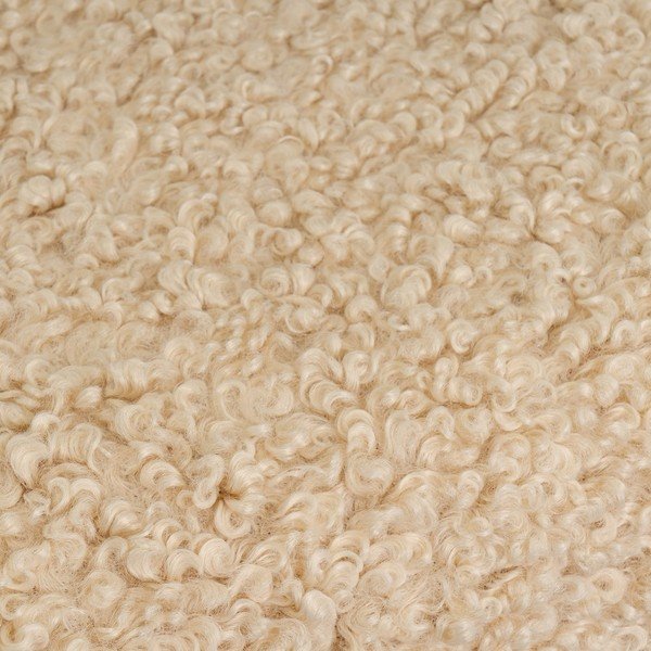Smėlio spalvos iš sherpa vilnos antklodė ir pledas 130x160 cm Sherpa – Casa Selección-image-2