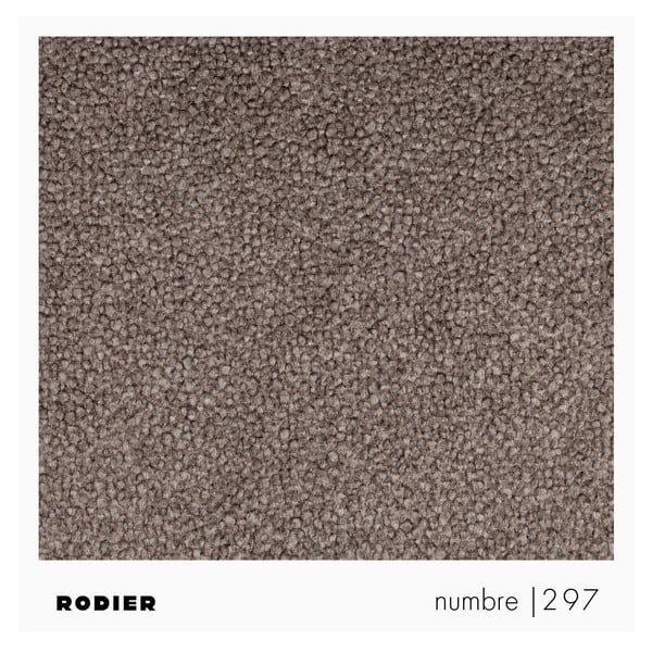 Rudos spalvos iš boucle krėslas Mirel – Rodier-image-4