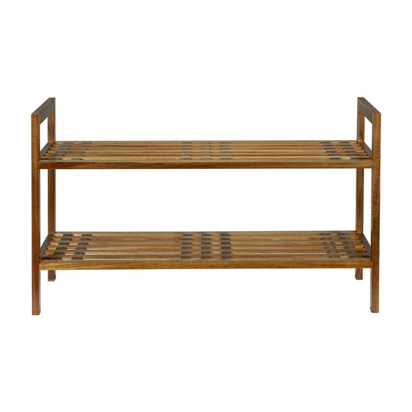 Natūralios spalvos iš akacijos masyvo batų lentyna 69x40,5x27 cm Fondi – Wenko-image-3