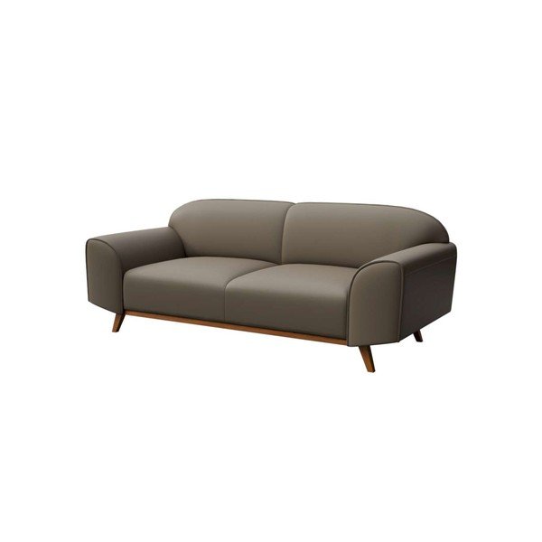 Sofa šviesiai rudos spalvos iš odos 193 cm Nesbo – MESONICA-image-2