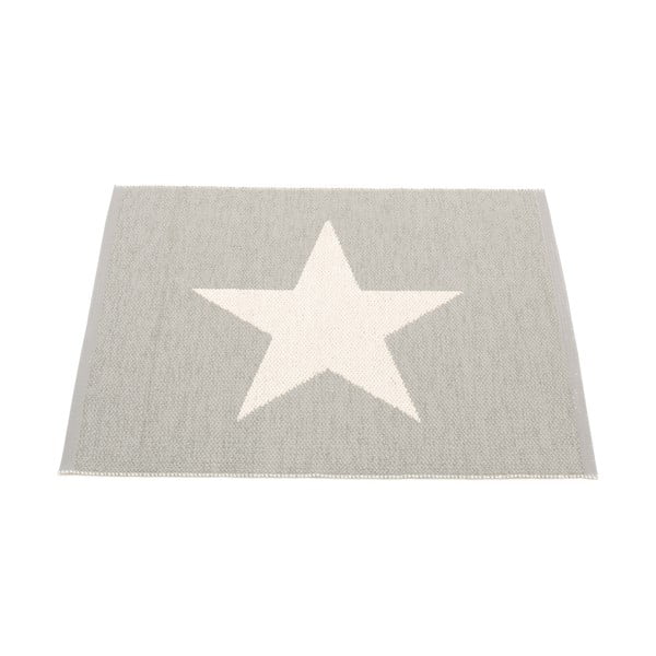 Šviesiai pilkos spalvos lauko ir vidaus kilimas 70x90 cm Viggo Warm Grey – Pappelina