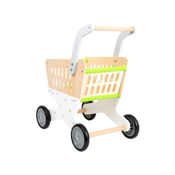 Vaikiškas medinis pirkinių krepšelis Legler Shopping-image-2