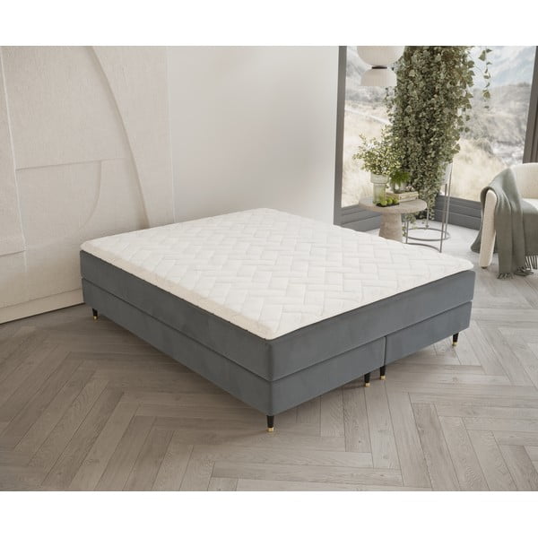 Vidutinio kietumo putų antčiužinys 180x200 cm – Maison de Rêve-image-1