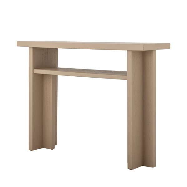 Natūralios spalvos iš kėnio masyvo konsolinis staliukas 32x110 cm Cupa – Bloomingville