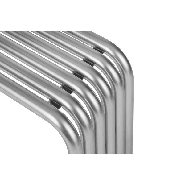 Sidabrinės spalvos metalinis sodo suoliukas Nokk – noo.ma-image-4