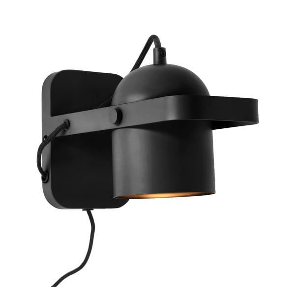Sieninė lempa juodos spalvos Nesvik – Villa Collection-image-2