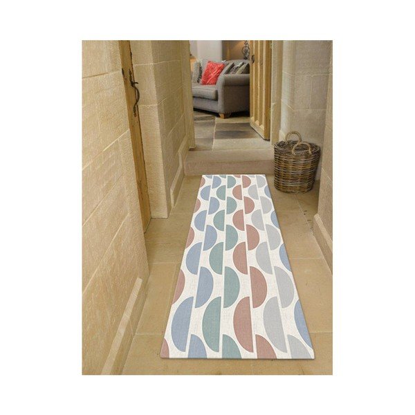 "Floorita Halfmoon" pilkai mėlynas bėgikas, 60 x 115 cm-image-4