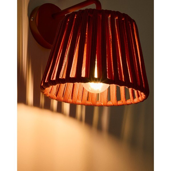 Sieninis lauko šviestuvas LED saulės baterijos (aukštis 23 cm) Aldet – Kave Home-image-2
