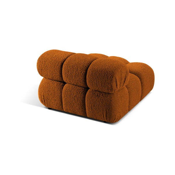 Iš boucle modulinė sofos dalis oranžinės spalvos (modulinė) Bellis – Micadoni Home-image-4