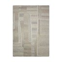 Rankų darbo pilkai smėlinės spalvos iš vilnos kilimas 160x230 cm Lira  – Flair Rugs