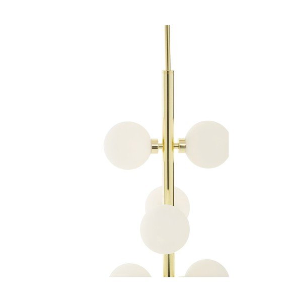 Baltos spalvos/auksinės spalvos iš metalo kabantis šviestuvas ø 27 cm su stiklo gaubtu Trieste – Premier Housewares-image-4