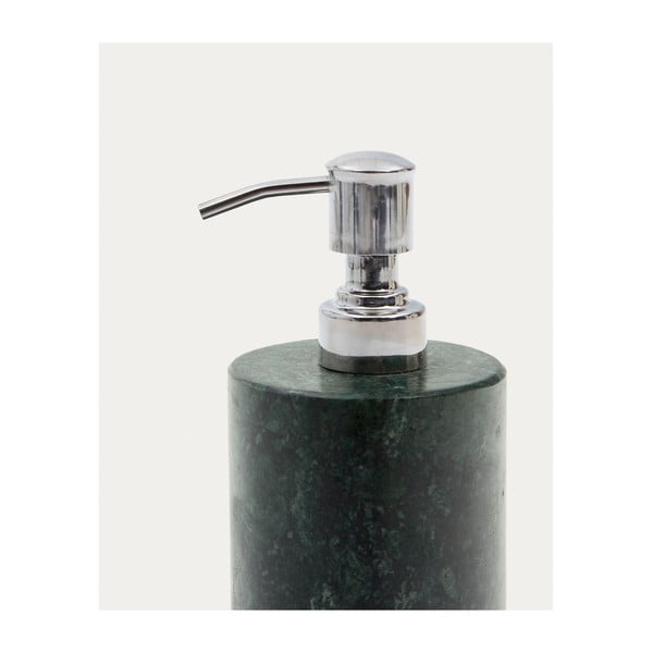 Tamsiai žalios spalvos iš marmuro muilo dozatorius 200 ml Elenei – Kave Home-image-4