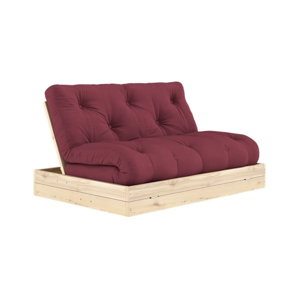 Bordo spalvos sulankstoma sofa 145 cm Flip – Karup Design-image-3