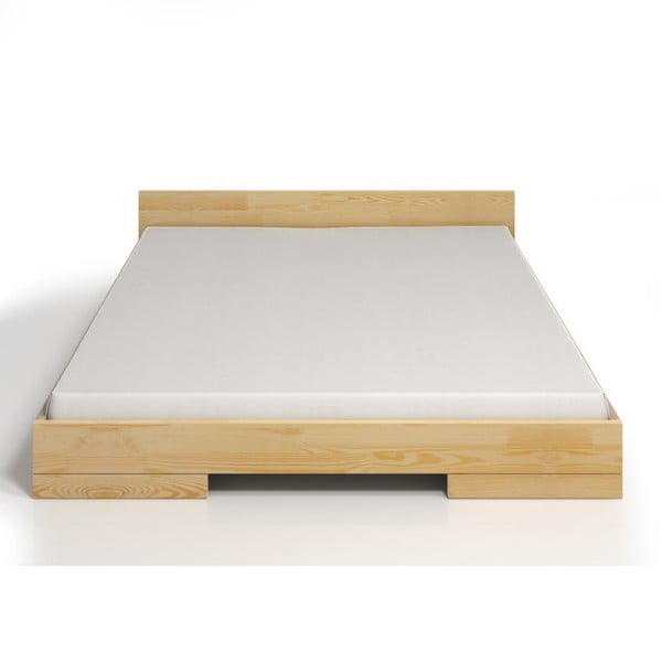 Dvigulė lova iš pušies medienos SKANDICA Spectrum, 200 x 200 cm