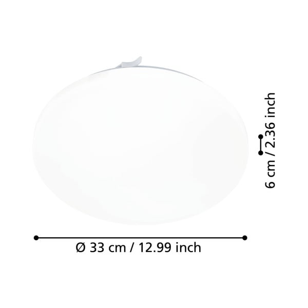 Lubinis šviestuvas baltos spalvos LED FRANIA – EGLO-image-2