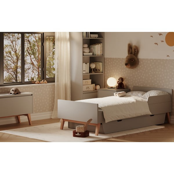 Vaikiška lovos daiktadėžė pilkos spalvos 70x140 cm Swing – Pinio-image-1