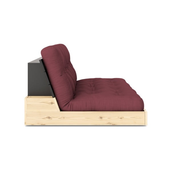 Sulankstoma sofa bordo spalvos 196 cm Base – Karup Design-image-3