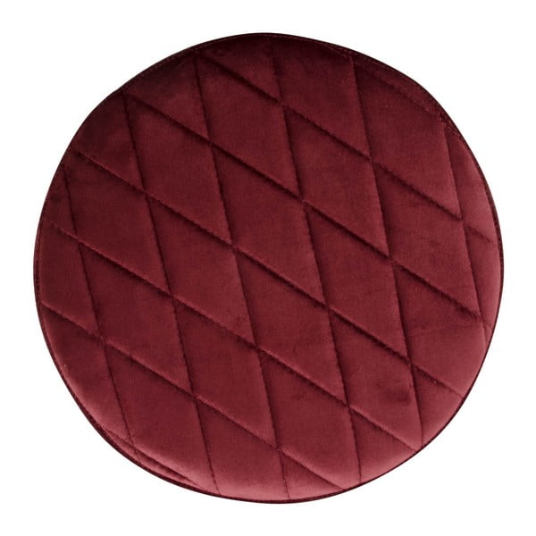 Raudonas aksominis pufas House Nordic Ejby, ø 34 cm-image-2