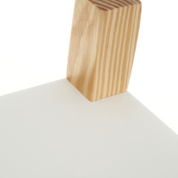 Vaikiška knygų spinta baltos spalvos su stumdomomis durimis 70x77 cm – Casa Selección-image-1