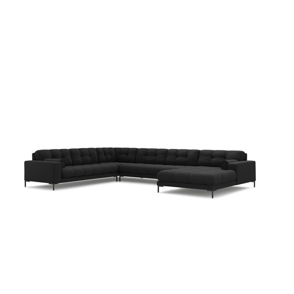 Kampinė sofa tamsiai pilkos spalvos (su kairiuoju kampu) Bali – Cosmopolitan Design-image-3