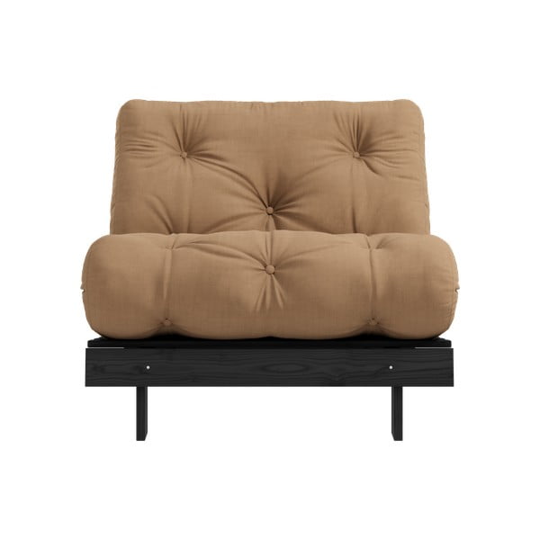 Krėslas rudos spalvos Roots Black Night – Karup Design-image-3