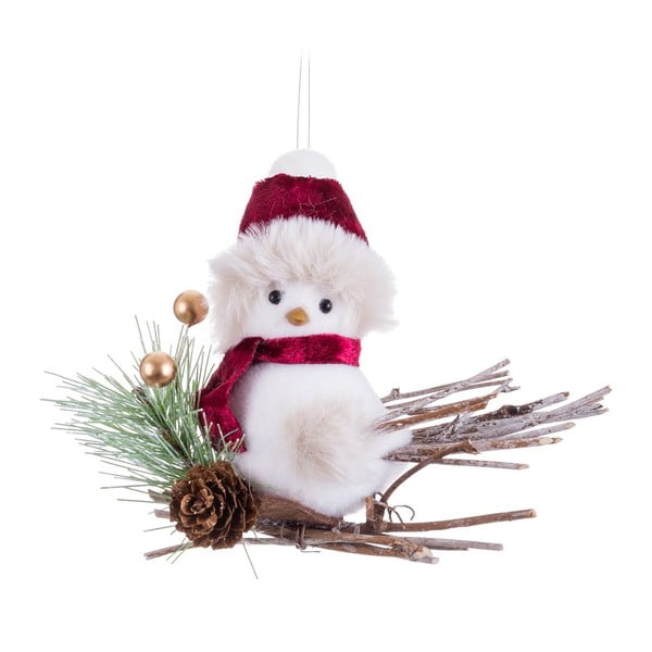 Iš tekstilės eglutės papuošimas 13 cm Bird – Casa Selección