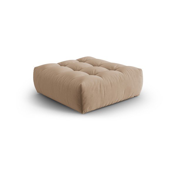 Smėlio spalvos iš velveto taburetė Bloom – Micadoni -image-2