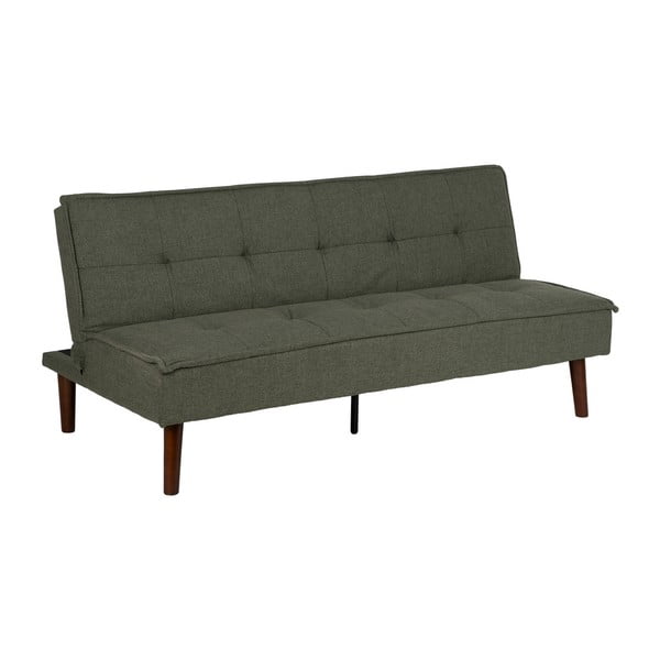 Žalios spalvos iš šenilinio audinio sulankstoma sofa 181 cm – Ixia-image-2