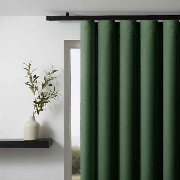 Tamsiai žalios spalvos pritemdymas (dalinis užtemimas) užuolaida Calisto – Filumi-image-2