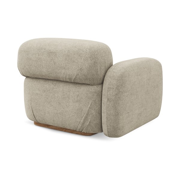 Smėlio spalvos iš boucle modulinė sofos dalis (su kairiuoju kampu) Ailani – Makamii-image-4