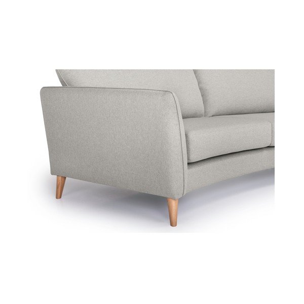 Šviesiai smėlio spalvos sofa Scandic Paris, 245 cm-image-4
