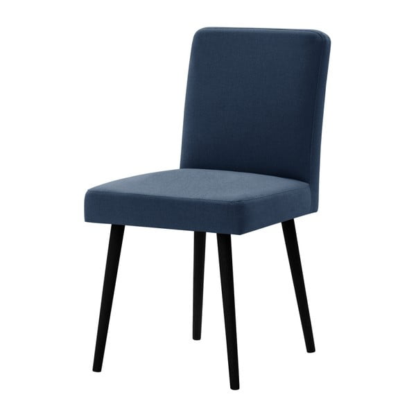 Mėlyna kėdė su juodomis buko medienos kojomis Ted Lapidus Maison Fragrance