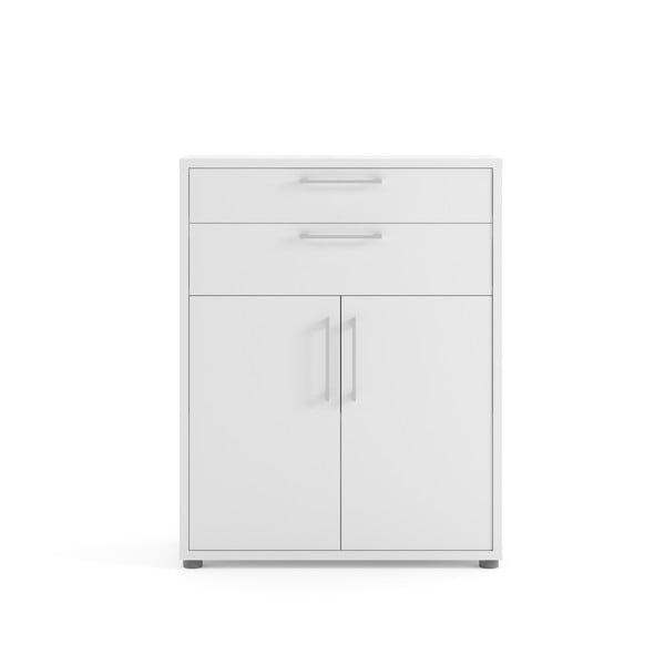 Modulinės lentynos dalis baltos spalvos 84x105 cm Prima – Tvilum-image-3