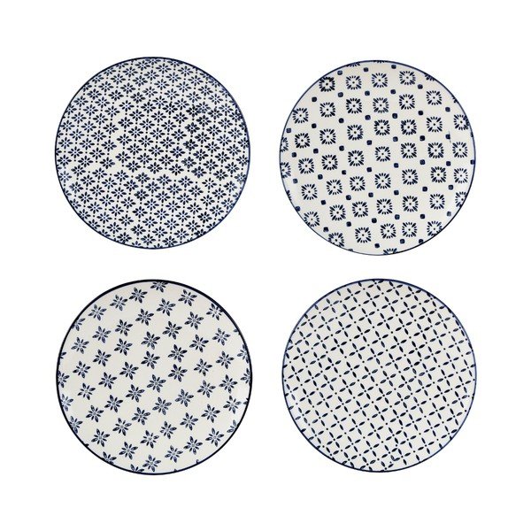 4 modernaus dizaino lėkščių rinkinys "Villa Collection