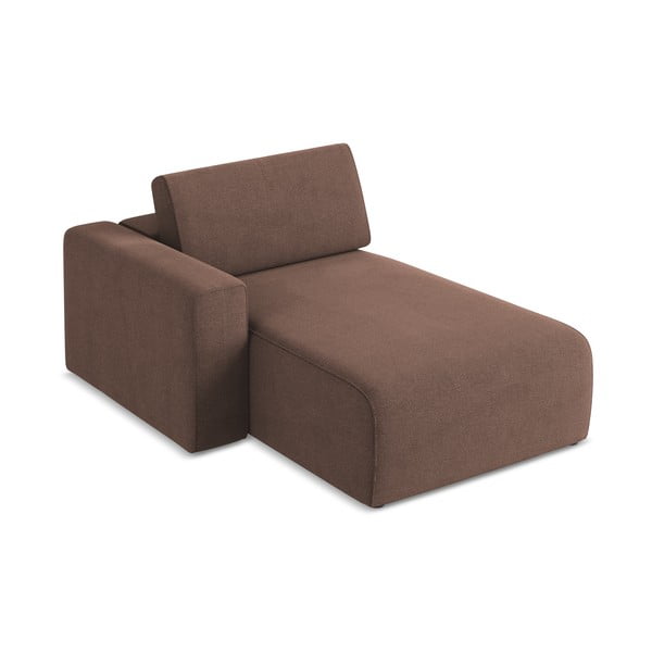 Rožinės spalvos modulinė sofos dalis (su kairiuoju kampu) Kalea – Makamii-image-4