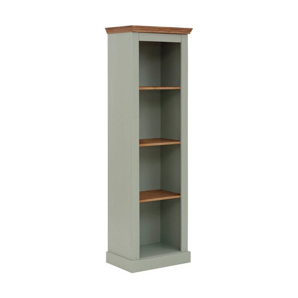 Iš pušies masyvo knygų spinta  šviesiai žalios spalvos 55x180 cm Selma – Støraa-image-1