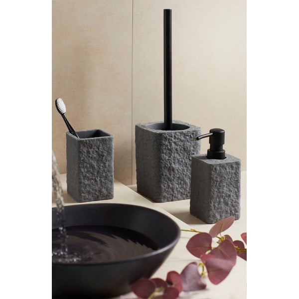 Tamsiai pilkas Wenko Villata dantų šepetėlio puodelis-image-1