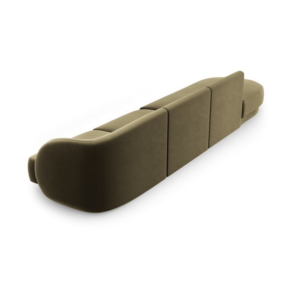 Sofa žalios spalvos iš velveto 302 cm Miley – Micadoni Home-image-4
