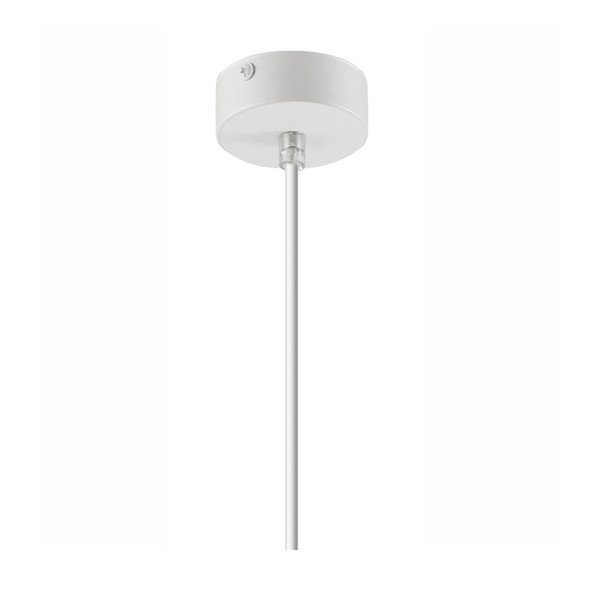 Kabantis šviestuvas baltos spalvos ø 15 cm su tekstiliniu gaubtu Enrico – LAMKUR-image-4